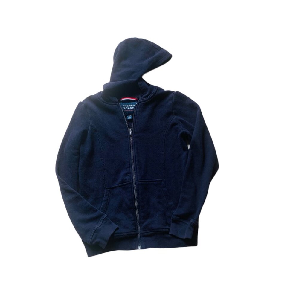 French Toast Girls Hoodie Navy Blue Sz 10/12
